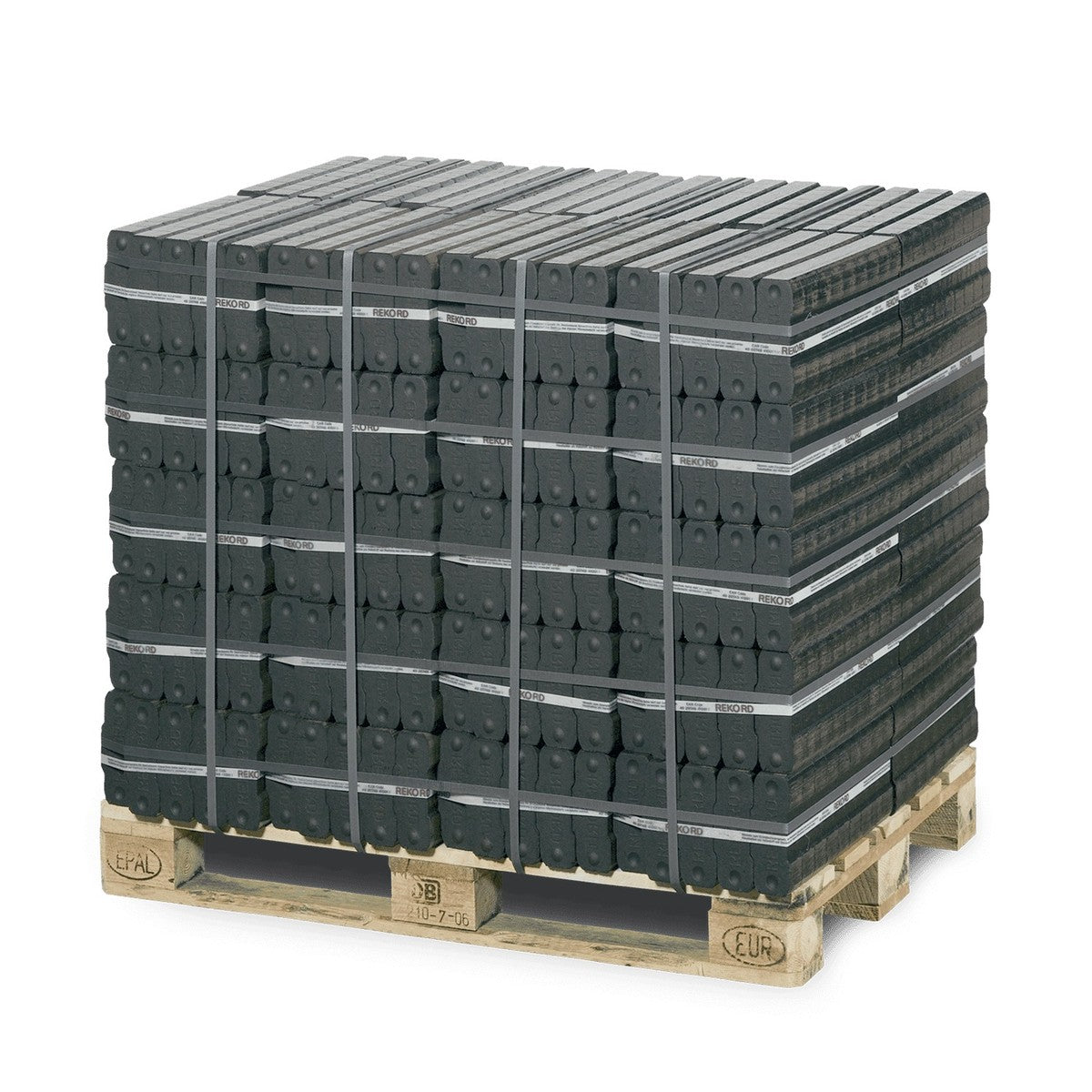 Demi-palette de briquettes de lignite