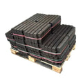 Palette de paquets de briquettes de lignite