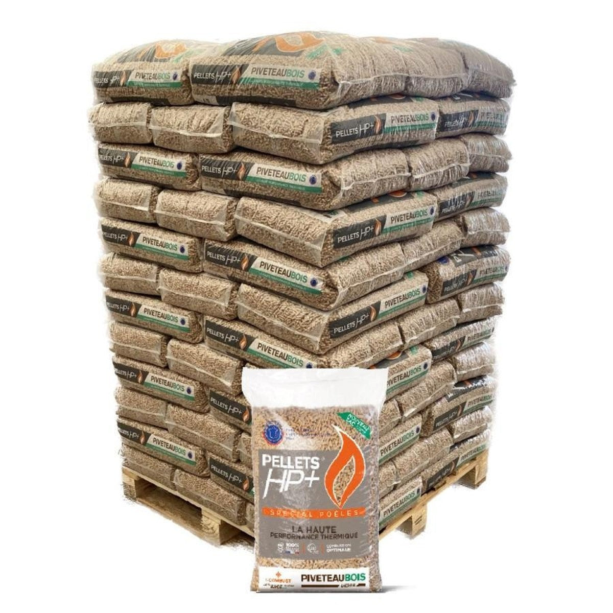 Palette de granulés de bois Piveteau